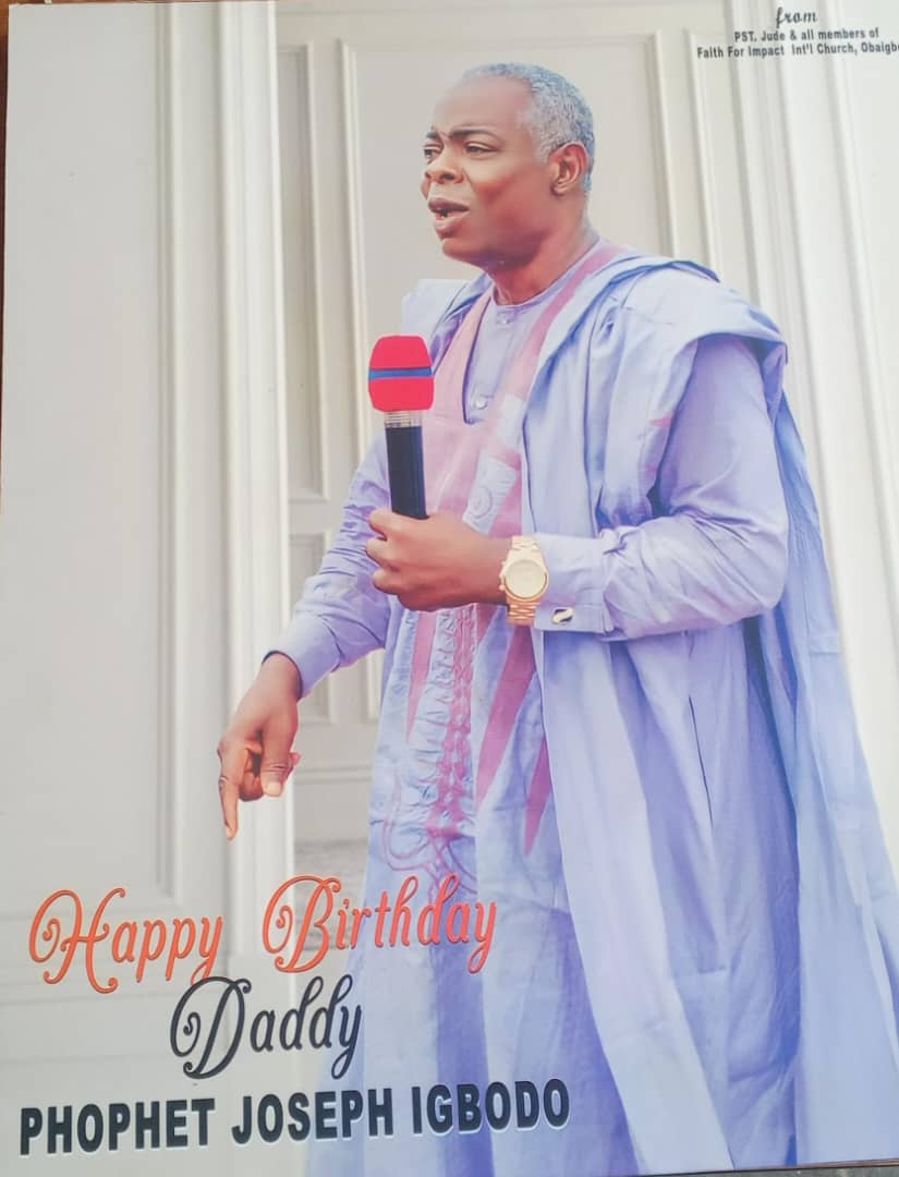 The Journey So Far – Prophet Igbodo Recounts Life and Ministry Experience as He Clocks 70 Years on July 9